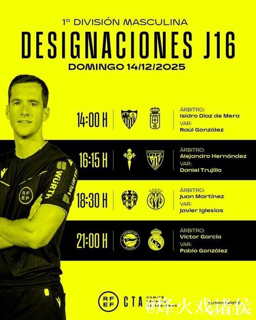 明日西甲裁判：维克托-加西亚执法皇马客战阿拉维斯